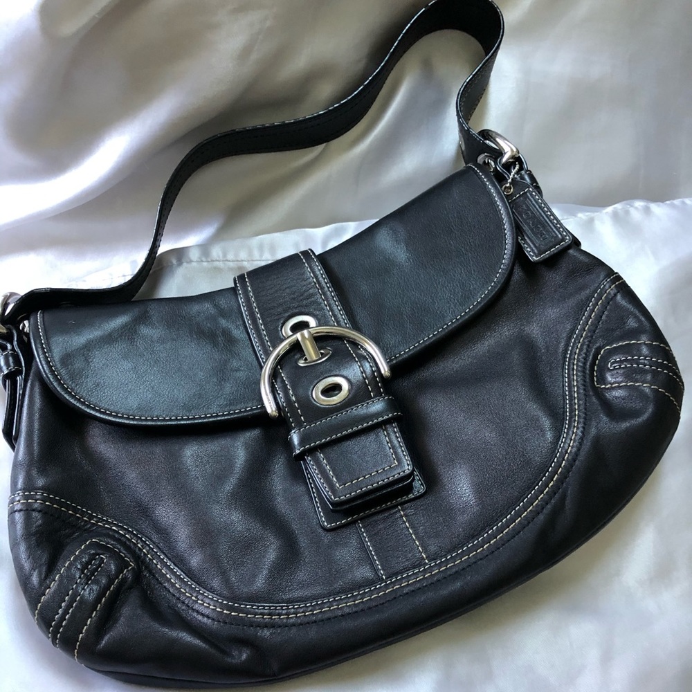 **SOLD** COACH Soho Handbag (Black Leather)